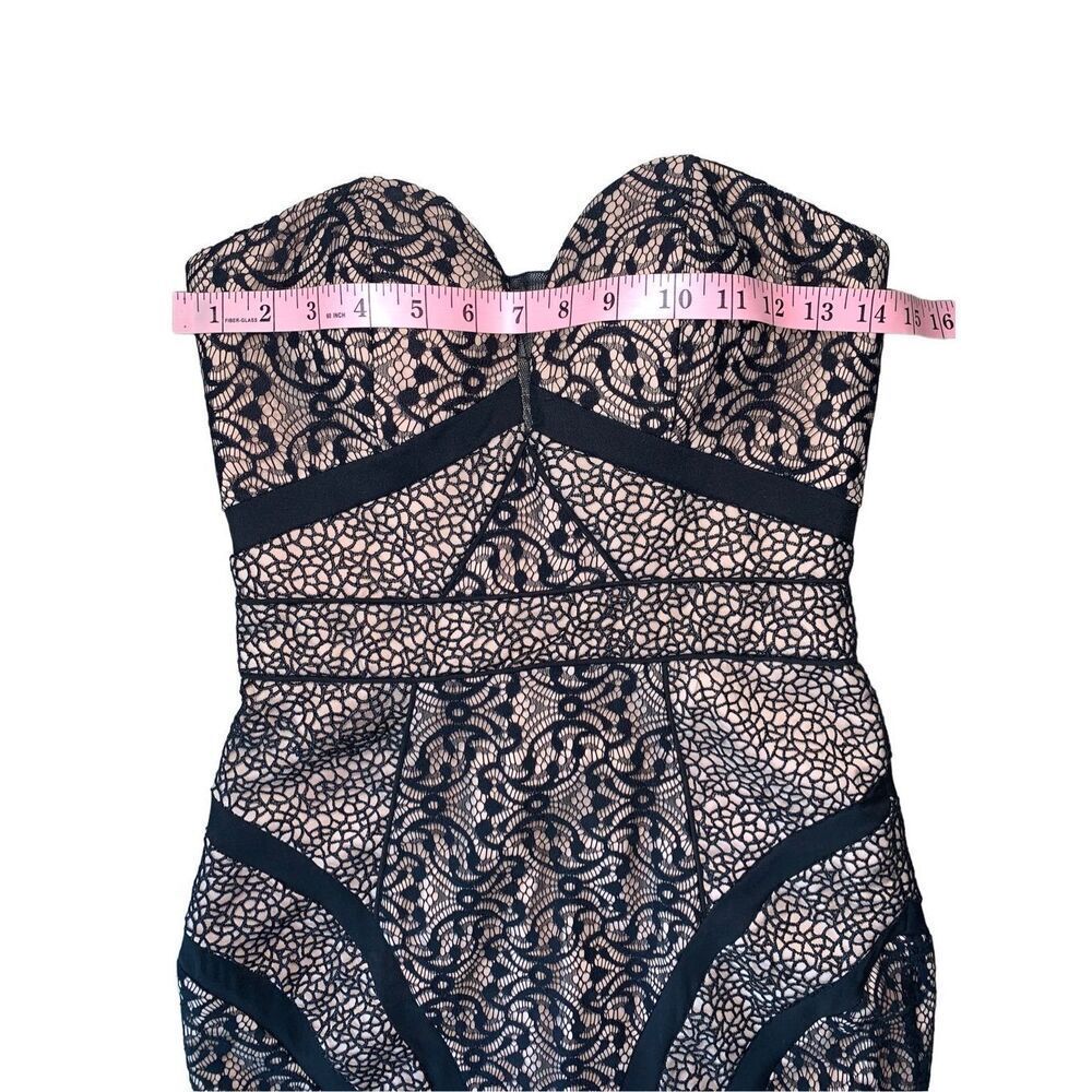 Bariano Australia Lace Overlay Formal Gown Size 2 - Picture 11 of 13